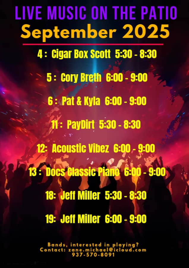 Boscoe's Place Live Music September 2025