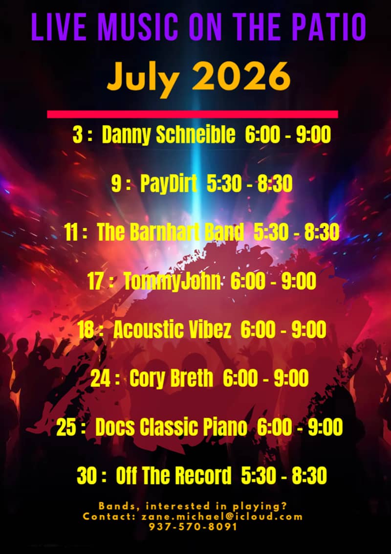 Boscoe's Place Live Music on the Patio | July 2026